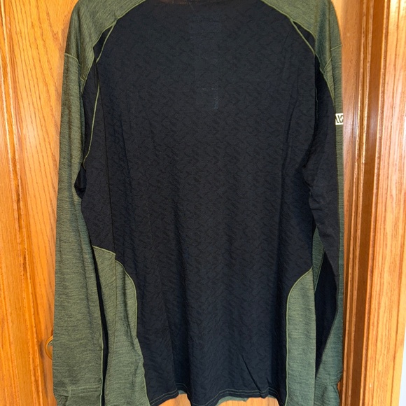 Smartwool Men's Long Sleeve Tee - Olive and Black - Picture 3 of 9